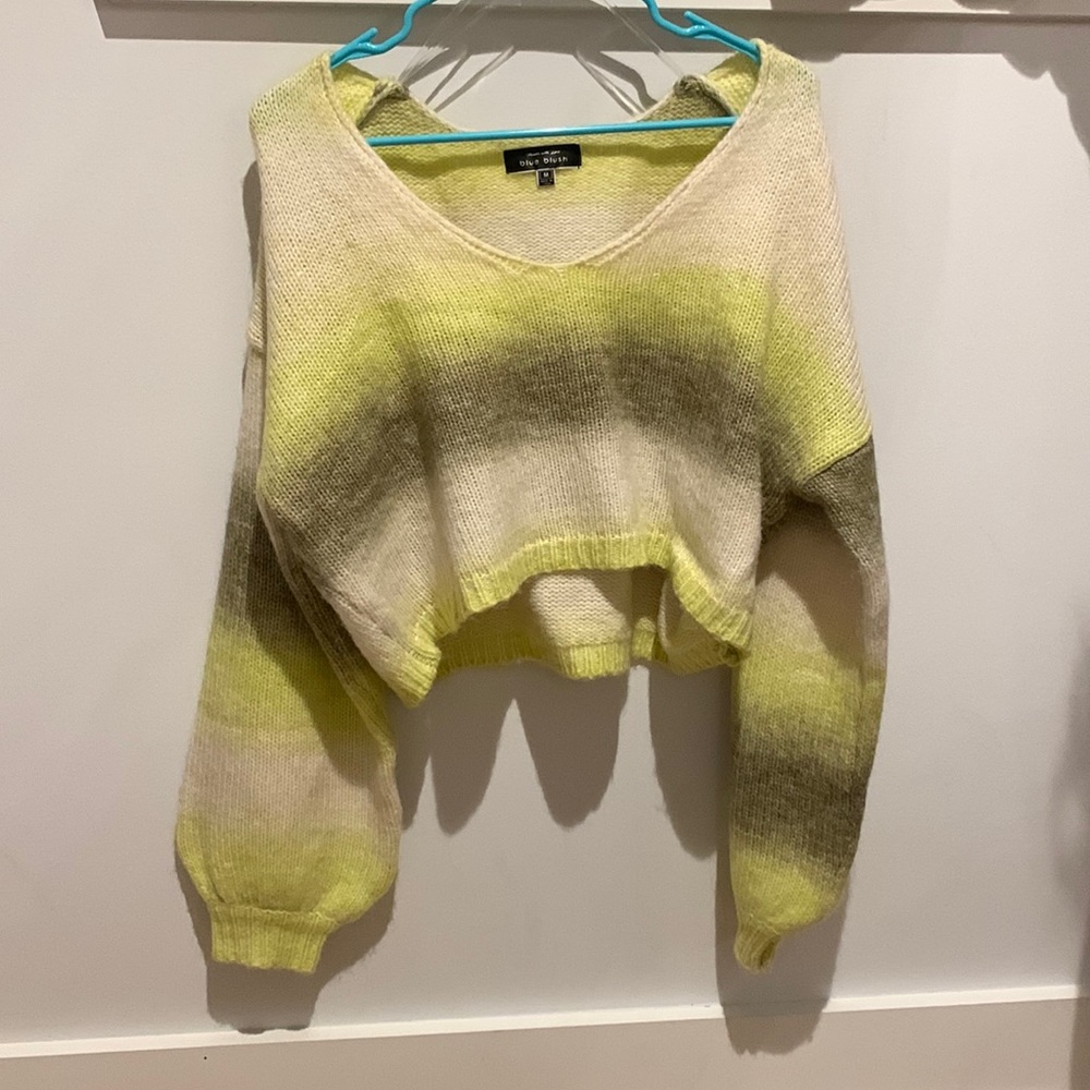 Cropped never worn sweater